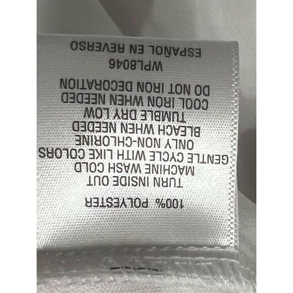 JM Collection Womans embroidered top Sz M Bright White NWT - Picture 5 of 8